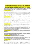 Fundamentals Evolve HESI Exam Questions &NewLine;With Accurate Solutions 20252026 A&plus; Grade 