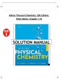 Solutions Manual &ndash; Atkins' Physical Chemistry&comma; 12th Edition by Atkins &vert; All 19 Chapters Covered