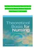 Theoretical Basis for Nursing 6th Edition &lpar;McEwen & Wills&rpar;&comma; Chapters 1&ndash;23&comma; Complete Test Bank Multiple Choice Questions