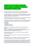 SHRM CP EXAM PREP 2025-2026 QUESTIONS & VERIFIED CORRECT ANSWERS PASSED 100&percnt;