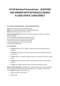 ATI RN Nutrition Proctored Exam QUESTIONS&NewLine;AND ANSWERS WITH RATIONALES&sol; GRADED&NewLine;A&plus;&sol;2026 UPDATE &sol;100&percnt;CORRECT