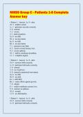 NIHSS Group C - Patients 1-6 Complete&NewLine;Answer key