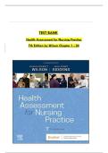 Test Bank for Health Assessment for Nursing Practice 7th Edition by Susan Fickertt Wilson & Jean Foret Giddens &vert; Complete Exam Q&A 2025&ndash;2026&NewLine;