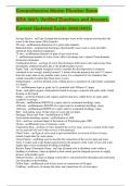 Comprehensive Master Plumber Exam&NewLine;With 100&percnt; Verified Questions and Answers&period;&NewLine;Current Updated Guide 2026&sol;2027&period;