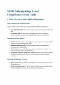 NR283 Pathophysiology Exam 2 Comprehensive Study Guide