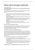 Zelfstudie DNA Replicatie & Transcriptie &vert; Moleculaire Biologie &vert; UA &vert; 2025&sol;26