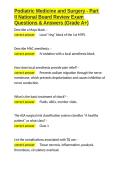 Podiatric Medicine and Surgery - Part II National Board Review Exam Questions & Answers &lpar;Grade A&plus;&rpar;&period;docx&NewLine;&NewLine;