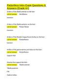 Pedorthics Intro Exam Questions & Answers &lpar;Grade A&plus;&rpar;&period;docx&NewLine;&NewLine;