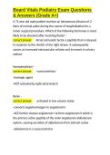Board Vitals Podiatry Exam Questions & Answers &lpar;Grade A&plus;&rpar;&period;docx&NewLine;&NewLine;