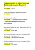 Podiatric Medical Assistant Test Exam Questions & Answers &lpar;Grade A&plus;&rpar;&period;docx&NewLine;&NewLine;