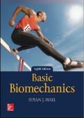 Test Bank &mdash; Basic Biomechanics &vert; Susan J&period; Hall &vert; 8th Edition &vert; Complete All Chapters &vert; Verified Questions & Answers&NewLine;&NewLine;