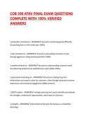COB 300 ATAV FINAL EXAM QUESTIONS COMPLETE WITH 100&percnt; VERIFIED ANSWERS