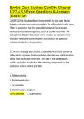 Evolve Case Studies ComDH Chapter 1&comma;2&comma;3&comma;4&comma;5&comma;6 Exam Questions & Answers &lpar;Grade A&plus;&rpar;&period;docx&NewLine;&NewLine;
