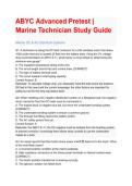 ABYC Advanced Pretest Actual Exam 2026&sol;2027 &vert; Marine Technician Complete Questions and Verified Answers &vert; Pass Guaranteed - A&plus; Graded&NewLine;&NewLine;