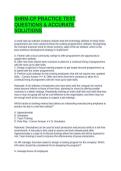 SHRM-CP PRACTICE TEST QUESTIONS & ACCURATE SOLUTIONS