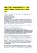 EMERGENCY NURSING PRACTICE EXAM QUESTIONS AND DETAILED SOLUTIONS 2026&period;&NewLine;&NewLine;