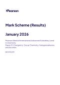  Edexcel IAL Chemistry Paper 01 &lpar;WCH12&sol;01&rpar; Mark Scheme January 2026
