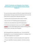 NCLEX Prioritization and Delegation Exam Newest &NewLine;2026 Questions and Correct Detailed Answers Already &NewLine;Graded A&plus; 