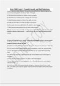 Ecpi 164 Exam 2 Questions with Verified Solutions