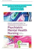 Essentials of Psychiatric Mental Health Nursing 8th Edition Townsend Morgan Test Bank Questions and Answers Evidence Based Practice Guide