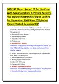 COMSAE Phase 1 Form 115 Practice Exam&NewLine;With Actual Questions & Verified Answers&comma;&NewLine;Plus Explained Rationales&sol;Expert Verified&NewLine;For Guaranteed 100&percnt; Pass 2026&sol;Latest&NewLine;Update&sol;Instant Download Pdf