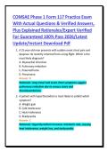 COMSAE Phase 1 Form 117 Practice Exam&NewLine;With Actual Questions & Verified Answers&comma;&NewLine;Plus Explained Rationales&sol;Expert Verified&NewLine;For Guaranteed 100&percnt; Pass 2026&sol;Latest&NewLine;Update&sol;Instant Download Pdf