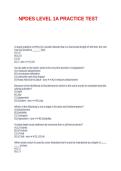NPDES LEVEL 1A PRACTICE TEST&period;