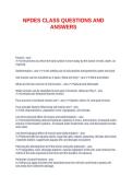 NPDES CLASS QUESTIONS AND ANSWER1