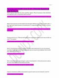 Nursing and Health Care Exam 3 Review Questions and Answers&period;
