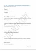 NURS 1000 Exam 3 Questions with Verified Solutions&period;