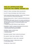 NACE CP2 CERTIFICATION EXAM QUESTIONS AND VERIFIED ANSWERS 2026&period;&NewLine;&NewLine;