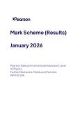 Pearson Edexcel International Advanced Level&NewLine;In Physics &lpar;WPH15&sol;O1A&rpar; January 2026 &lpar;MS&rpar;