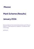 Pearson Edexcel International Advanced Level in Physics Paper 01 &lpar;WPH15&sol;O1&rpar;  January 2026 &lpar;MS&rpar; &NewLine;