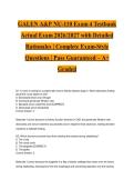 GALEN A&P NU-110 Exam 4 Testbank Actual Exam 2026&sol;2027 with Detailed Rationales &vert; Complete Exam-Style Questions &vert; Pass Guaranteed &ndash; A&plus; Graded&NewLine;&NewLine;