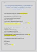 NMLS SAFE Exam Questions and Answers Practice Questions with &NewLine;Solutions Newest Complete Questions And Correct Detailed &NewLine;Answers&vert; Already Graded A&plus;