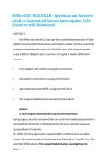 NURS 6550 FINAL EXAM &ndash; Questions and Answers &NewLine;rated A&plus; Guaranteed Success latest update 2026 &NewLine;&lpar;Answers with Rationales&rpar;