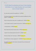 PA EFDA Board Exam Questions and Answers Practice Questions &NewLine;with Solutions Newest Complete Questions And Correct Detailed &NewLine;Answers&vert; Already Graded A&plus;