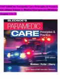 Test Bank for Paramedic Care&colon; Principles & Practice 6th Edition Vol 3 by Bledsoe &vert; Medical Emergencies Complete &vert; Cardiology&comma; Neurology&comma; Respiratory&comma; Endocrine&comma; Toxicology &vert; A&plus; Guaranteed