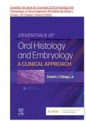 Test Bank for Essentials of Oral Histology and Embryology&colon; A Clinical Approach 6th Edition &ndash; Complete Questions & Verified Answers - All Chapters 