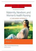 Full Test Bank for Maternity&comma; Newborn&comma; and Women&rsquo;s Health Nursing&colon; A Case-Based Approach &lpar;2nd Edition&rpar; by Amy Mandeville O&rsquo;Meara Complete Coverage &lpar;All Chapters&rpar; Verified Question & Answer Sets Case-Based Clinical Scenarios &sol; High-Risk Pregnancy &sol; Postpar