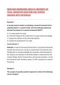 NURS 4325 KNOWLEDGE CHECK &num;1 UNIVERSITY OF TEXAS&comma; ARLINGTON QUESTIONS AND VERIFIED ANSWERS WITH RATIONALES