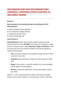 FOOD MANAGER EXAM TEXAS FOOD MANAGER EXAM &vert; LEARN2SERVE &vert; 360TRAINING COMPLETE QUESTIONS&comma; ALL 100&percnt; CORRECT ANSWERS