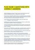 PLSC EXAM 3 QUESTIONS WITH CORRECT ANSWERS