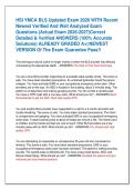 HSI YMCA BLS Updated Exam 2026 WITH Recent &NewLine;Newest Verified And Well Analyzed Exam &NewLine;Questions &lpar;Actual Exam 2026-2027&rpar;Correct &NewLine;Detailed & Verified ANSWERS &lpar;100&percnt; Accurate &NewLine;Solutions&rpar; ALREADY GRADED A&plus;&vert;&vert;NEWEST &NewLine;VERSION Of The Exam Guarantee Pass&excl;&excl; 