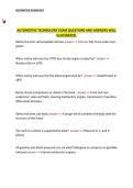 Automotive Technology Exam Questions and Answers &ndash; Mechanical and Electrical Systems &ndash; Well-Illustrated Practice Material