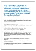 PECT PreK-4 Practice Test Modules 1-3 &vert; &NewLine;Updated Exam 2026 WITH Recent Newest &NewLine;Verified And Well Analyzed Exam Questions &NewLine;&lpar;Actual Exam 2026-2027&rpar;Correct Detailed & &NewLine;Verified ANSWERS &lpar;100&percnt; Accurate Solutions&rpar; &NewLine;ALREADY GRADED A&plus;&vert;&vert;NEWEST VERSION Of &NewLine;Th