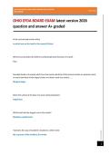 OHIO EFDA BOARD EXAM latest version 2026 question and answer A&plus; graded