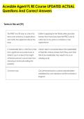 Aceable Agent FL RE Course UPDATED ACTUAL &NewLine;Questions And Correct Answers 