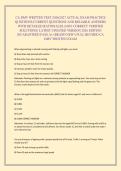 CA DMV WRITTEN TEST 2026&sol;2027 ACTUAL EXAM PRACTICE QUESTIONS CURRENT QUESTIONS AND RELIABLE ANSWERS WITH DETAILED RATIONALES &lpar;100&percnt; CORRECT VERIFIED SOLUTIONS&rpar; LATEST UPDATED VERSION 2026 EDITION &vert;GUARANTEED PASS A&plus; &lpar;BRAND NEW&excl;&rpar; FULL REVISED CA DMV WRITTEN
