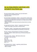 NU 310 EXAM REVIEW QUESTIONS WITH ACCURATE SOLUTIONS 2026&period;&NewLine;&NewLine;
